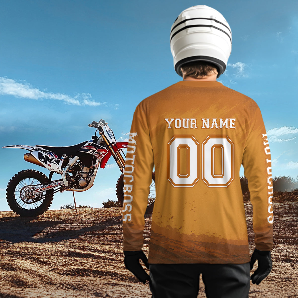 Wolf Racing Custom Motocross Jersey Dirt Bike Shirt for Men Kid Women Moto Shirt XM402