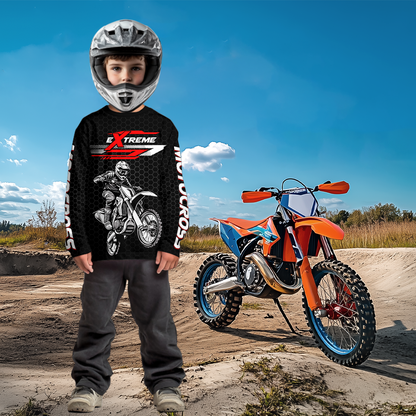 Motocross Jersey Custom Dirt Bike Racing Shirt for Men Kid Woman Upf30+ XM342