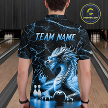 Load image into Gallery viewer, Ice Dragon Bowling Shirt Custom Bowling Team League Polo Bowling Jersey Bowlers Gift QZT692