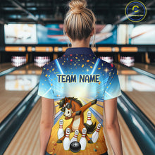 Load image into Gallery viewer, Funny Horse Bowling Jersey for Women Custom Bowling Team Shirts Bowling League Polo &amp; 1/4 Zip HNT182