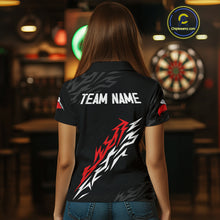 Load image into Gallery viewer, Men's Custom Dart Shirts With Red - White Streaks And Dartboard, Team Jerseys NYN0250