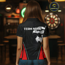 Load image into Gallery viewer, Custom Women's Darts Jersey Grunge Eagle And Dartboard Design For Darts Team NYN0272