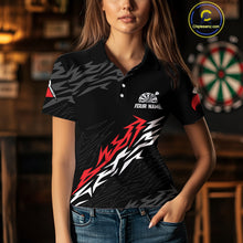 Load image into Gallery viewer, Men's Custom Dart Shirts With Red - White Streaks And Dartboard, Team Jerseys NYN0250