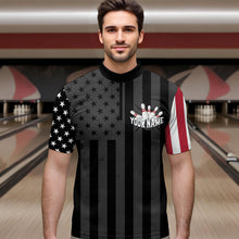 Load image into Gallery viewer, Eagle Bowling Quarter-Zip Shirt Custom Bowling Jersey for Men Bowling Team League QZT51