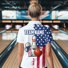 Load image into Gallery viewer, Custom Beer Bowling Shirts 1/4 Zip American Bowling Jersey for Women QZT444