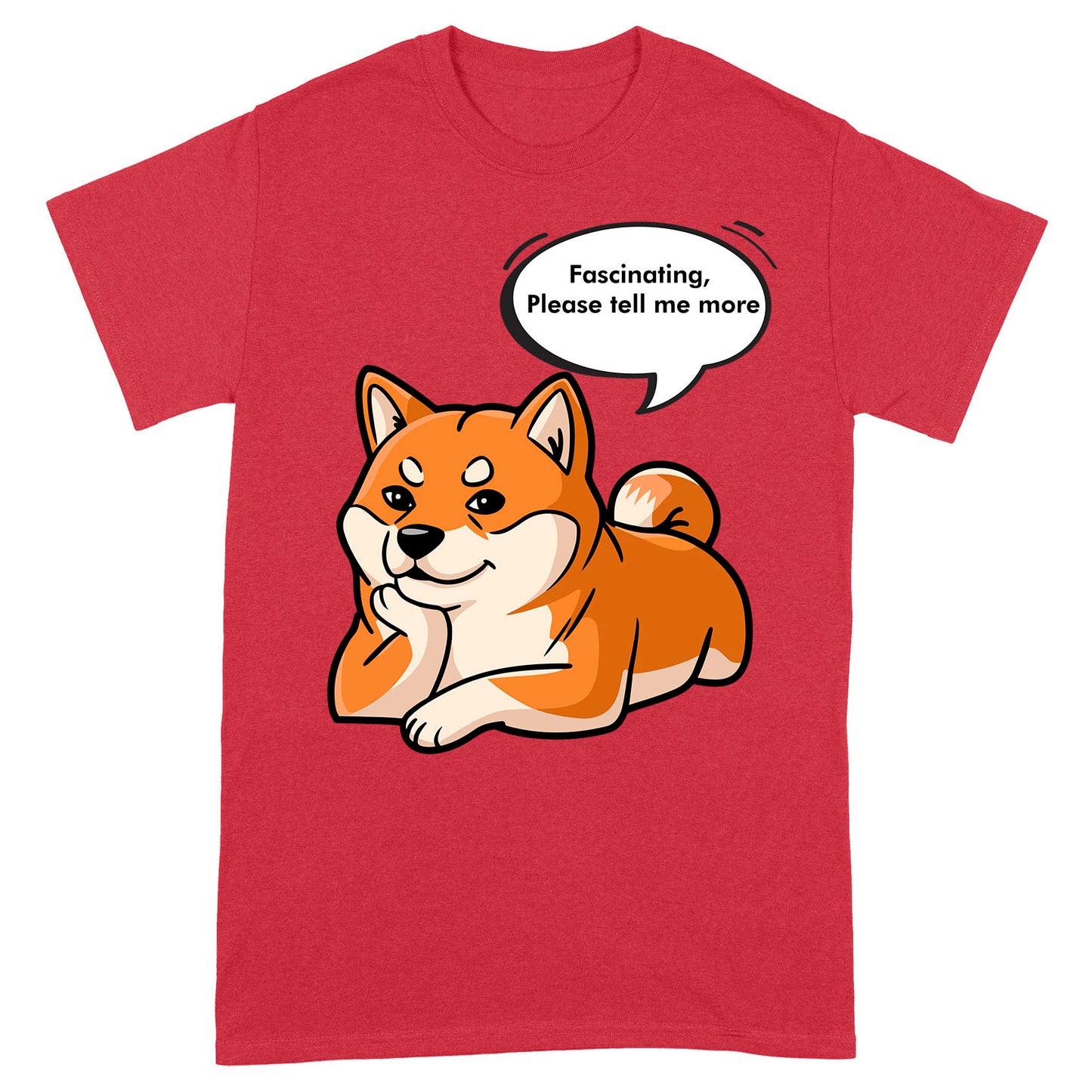 Funny Shiba Inu Dog Unisex Standard T-Shirt, Shiba Inu Funny Tee For Dog Lover IPHW9364