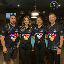 Load image into Gallery viewer, Custom Balls Billiard Shirts for Women Billiard League Billiard Team Shirts Polo &amp; 1/4 Zip NNT104