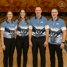 Load image into Gallery viewer, Custom Funny Falcon Bowling Jersey for Men Unisex Bowling Shirts for Team Polo &amp; 1/4 Zip HNT244