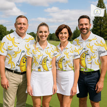 Load image into Gallery viewer, Funny Banana Pattern Golf Men's Polo Shirt, Team Golf Clothes, Golf Gifts NBT610