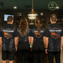 Load image into Gallery viewer, Custom 8 Ball Pool Team Shirts Women's Billiard Attire Personalized Billiard Ballls Gifts|Orange NYN2395