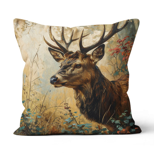 Deer Hunting Lodges Pillow, Vintage Deer Hunting Cabins Pillow IPHW5720