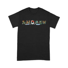 Load image into Gallery viewer, Personalized custom name fishing shirt for fisherman Unisex T-Shirt