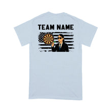 Load image into Gallery viewer, US Flag Dartboard Grunge Custom Name Shirts Dart Shirts For Women, Darts For Gift NYN0175