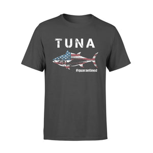 Tuna fishing US flag quarantined shirts