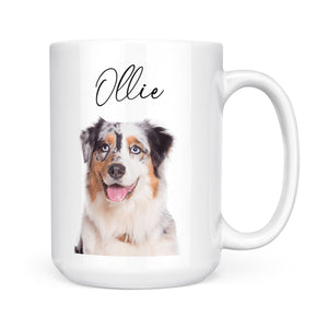 Personalized dog mug Custom dog's Name and photo Gifts for dog lovers dog mom gifts - FSD1316D08