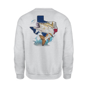 Snook fishing Texas snook season- Standard Fleece Sweatshirt
