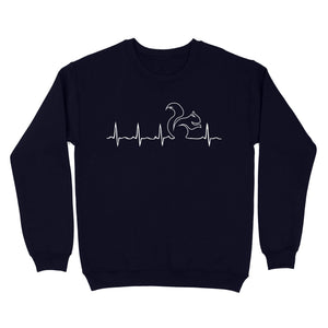 Men’s Squirrels hunting Shirt, Squirrel Pulse Heartbeat Sweatshirt - FSD3786 D06