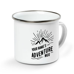 Personalized Campfire Mug, custom name Camper Mug, adventure camping mug D03 NQS1312