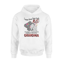 Load image into Gallery viewer, Love grandma, grandmother &#39;s shirt, gift  for grandma NQS779 D03 - Standard Hoodie