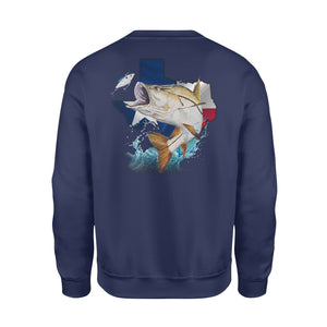 Snook fishing Texas snook season- Standard Fleece Sweatshirt