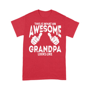 This is what an Awesome Grandpa Looks Like, Grandfather Gift, gift for grandpa D06 NQS1334 - Standard T-shirt