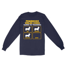 Load image into Gallery viewer, Pembroke Welsh Corgi Standard Long Sleeve | Funny Guide to Training dog - FSD2409D08
