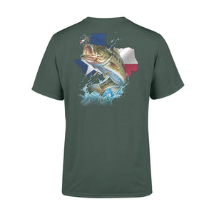 Bass season Texas bass fishing - Standard T-shirt