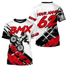 Load image into Gallery viewer, Red BMX jerseys UPF30+ Off-road bike shirt Cycling gear Adult youth BMX bicycle motocross clothes| SLC85