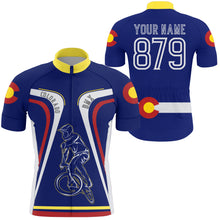 Load image into Gallery viewer, BMX Colorado CO Mens Womens Cycling Jersey Custom Cyclist Bicycle Motocross Biking| NMS804