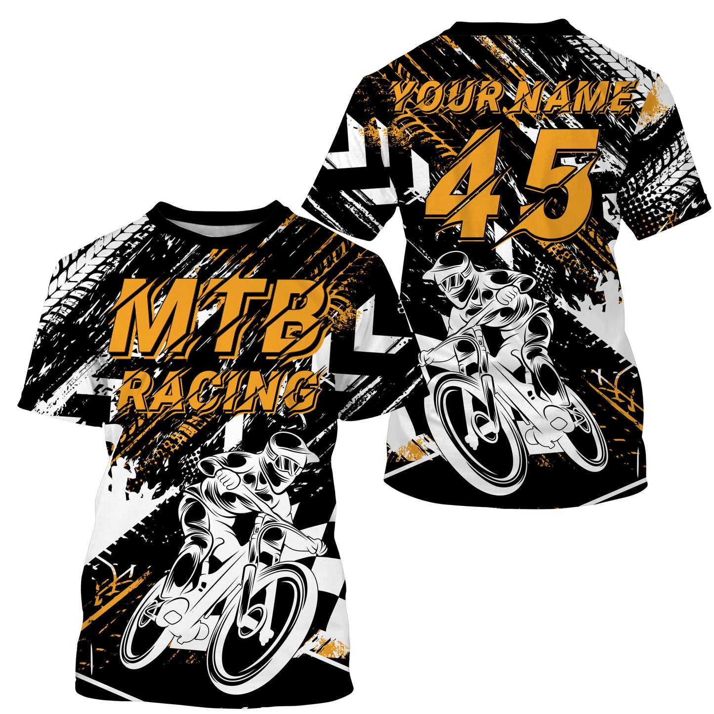 Personalized MTB jersey UPF30+ Mountain bike gear Downhill trails cycling top Adult kid MTB shirt | SLC100