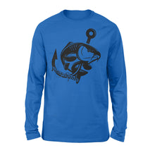 Load image into Gallery viewer, Carp fishing tattoos Customize name Long Sleeve, personalized fishing gifts for fisherman - NQS1208