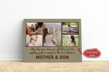 Load image into Gallery viewer, Personalized Canvas| Mother &amp; Son - Custom Image Canvas for Mother| Birthday Gifts for Her, Mother, Mom| T163