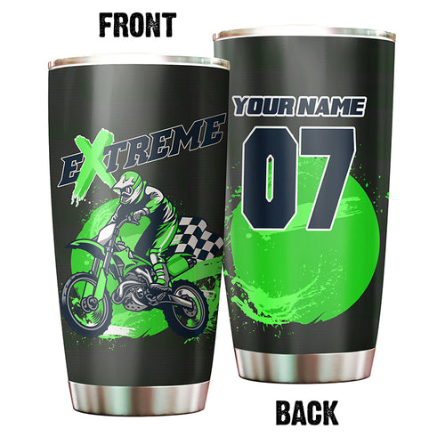 Personalized Motocross Tumbler Cup - Motorcycle Riding Off-Road Tumbler Gift For Biker Drinkware CDT15