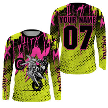 Load image into Gallery viewer, MX racing custom motocross jersey UPF30+ dirt bike off-road motorcycle mens womens youth racewear NMS963