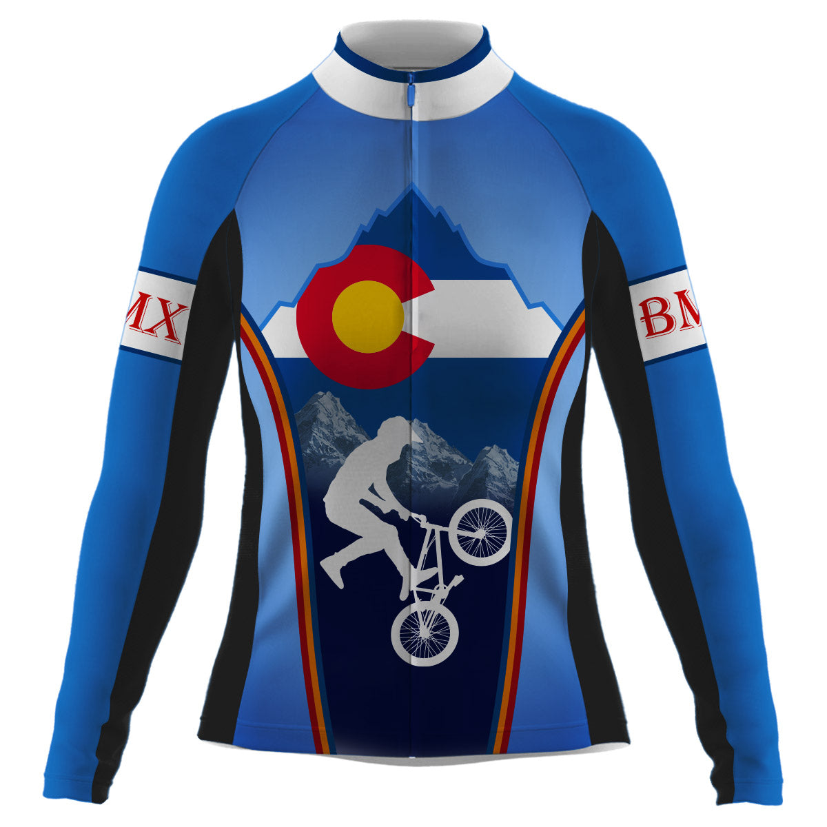 CO Colorado Womens BMX Cycling Jersey Custom Female Cyclist Bicycle Motocross Mountain Biking Riders| NMS803