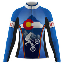 Load image into Gallery viewer, CO Colorado Womens BMX Cycling Jersey Custom Female Cyclist Bicycle Motocross Mountain Biking Riders| NMS803