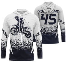 Load image into Gallery viewer, MX racing jersey personalized motocross UPF30+ adult&amp;kid navy dirt bike Riders off-road motorcycle| NMS874