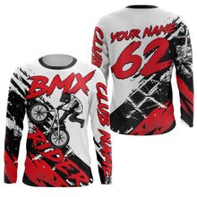 Load image into Gallery viewer, Red BMX jerseys UPF30+ Off-road bike shirt Cycling gear Adult youth BMX bicycle motocross clothes| SLC85