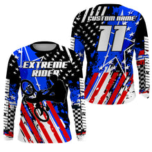Load image into Gallery viewer, Personalized BMX jersey Adult kid American bike shirts UPF30+ bicycle clothes USA Cycling gear| SLC81