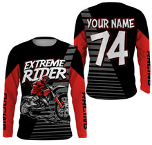 Load image into Gallery viewer, Dirt bike riding jersey custom youth adult UPF30+ Motocross off-road extreme long sleeves PDT211