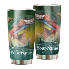 Load image into Gallery viewer, 1pc funny Trout fly fishing rainbow trout ChipteeAmz&#39;s art Custom Stainless Steel Tumbler Cup AT064