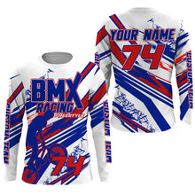 Load image into Gallery viewer, Personalized BMX racing gear UPF30+ adult kid BMX shirt extreme sport biking gear Cycling clothes| SLC109