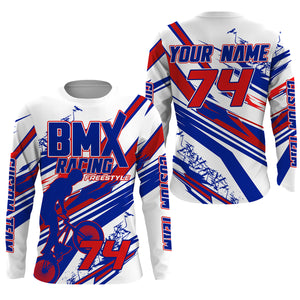 Personalized BMX racing gear UPF30+ adult kid BMX shirt extreme sport biking gear Cycling clothes| SLC109