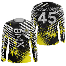Load image into Gallery viewer, Custom BMX racing jersey UPF30+ kid youth adult BMX bike shirts Bicycle motocross cycling racewear| SLC108