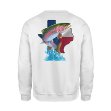Load image into Gallery viewer, Trout fishing Texas trout season  - Standard Fleece Sweatshirt