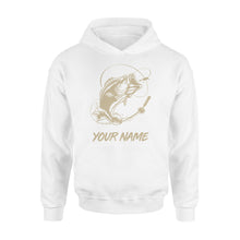 Load image into Gallery viewer, Custom Bass Fishing Hoodie shirts, Personalized Fishing Shirts FFS - IPHW452