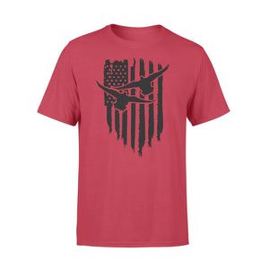 Duck Hunting American Flag Clothes, Shirt for Hunting NQS121- Standard T-shirt