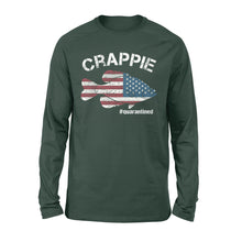 Load image into Gallery viewer, Crappie fishing US flag quarantined shirts