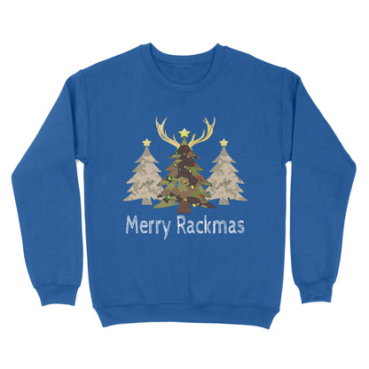 Deer, Elk, Moose hunting Merry Rackmas hunting gift for men Sweatshirt TAD02