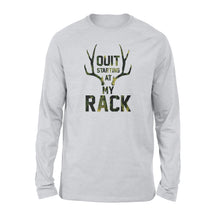 Load image into Gallery viewer, Quit starting at my rack - Standard Long Sleeve